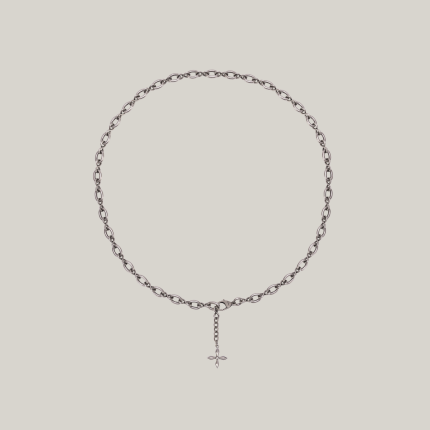 INFINITY LOOP GEMINI METAL WAIST CHAIN ANTIQUE SILVER