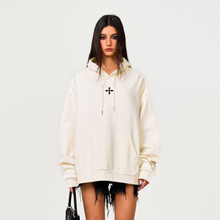 Compass Cross Eternal 1st Generation Hoodie White