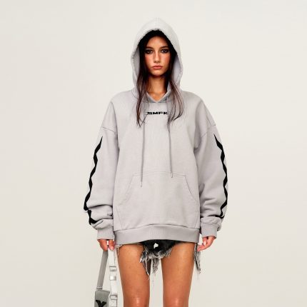 FUTURE DNA Gene Chain Racing Loose Hoodie Gray