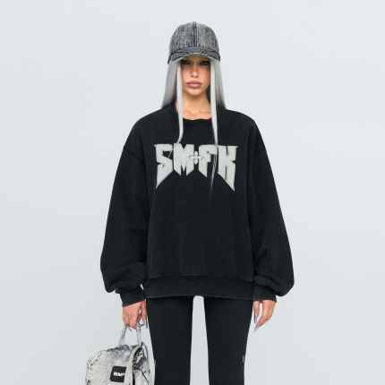 Compass Metal Rock Retro Loose Sweatshirt
