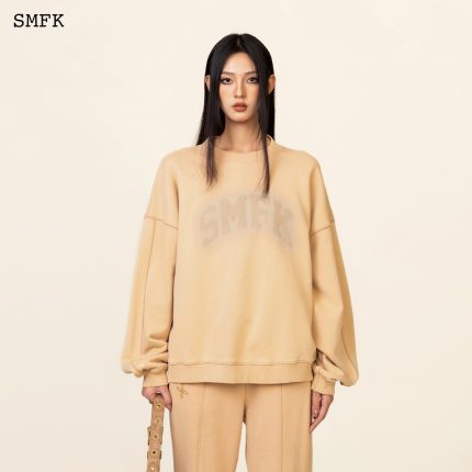 WildWorld Desert Camping Oversize Hoodie In Wheat
