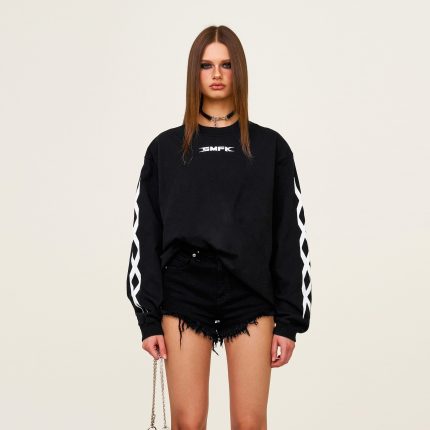 FUTURE Gene Sleeved Sweatshirt Black