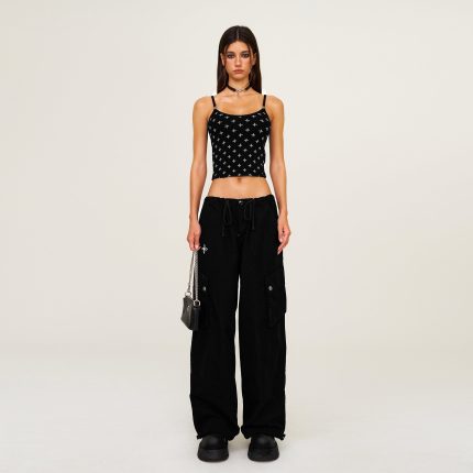 Future Mirage Classic Parachute Pants Wild Black