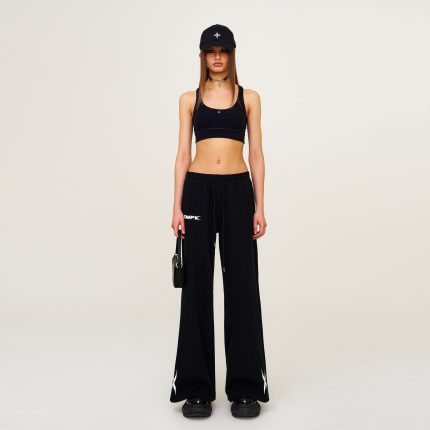 FUTURE Gene Wide-Leg Sweatpants In Black
