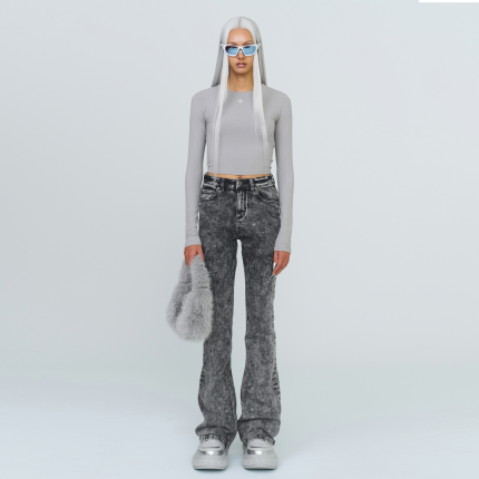 FUTURE Mirage Snowflake Flared Jeans