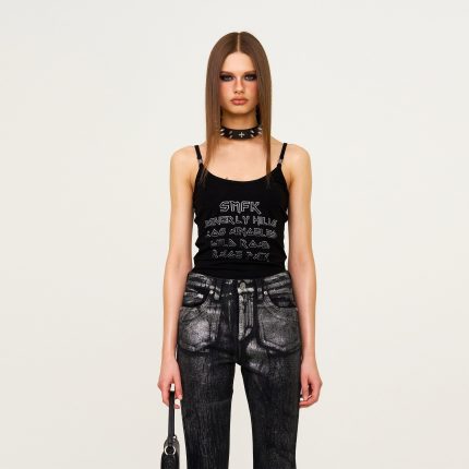 Future Mirage Sports Strap Top (Beverly Hills Edition) Wild Black