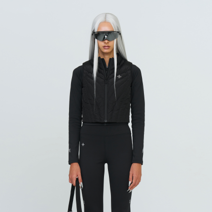Future Storm Puff Vest Jacket Black