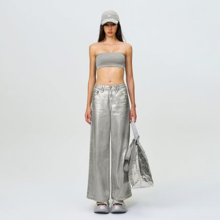 Compass Wild Classic Wide-Leg Jeans Silver