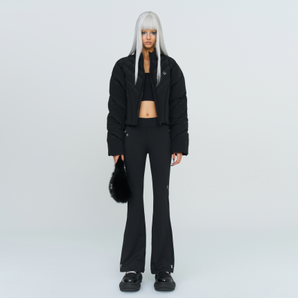 FUTURE X-Heat Shaping Flared Pants Black
