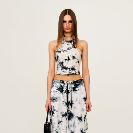 FUTURE Mirage Phantom Tie-Dye Training Vest Black and White