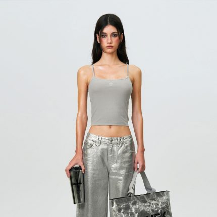 Compass Hug Extra-Long Sports Strap Top Gray