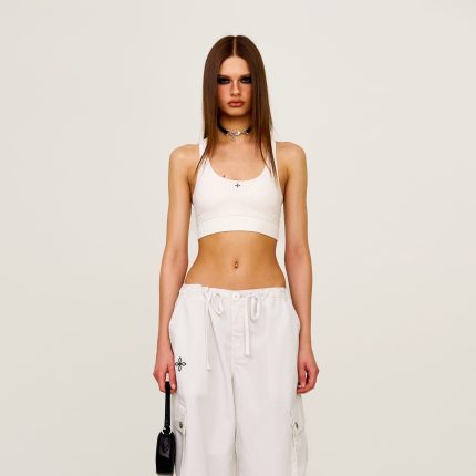 Future Wave One-piece Classic Body-shaping Vest Snowy Mountain White