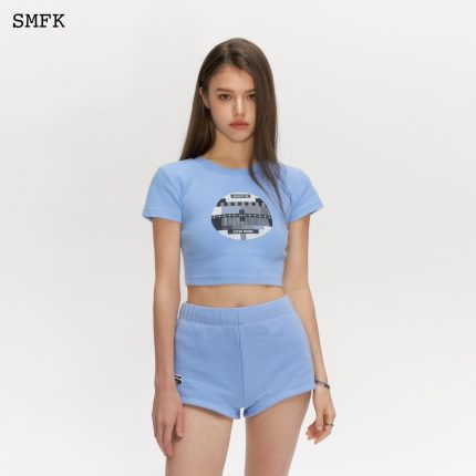 Compass Dancing Blue Short T-shirt
