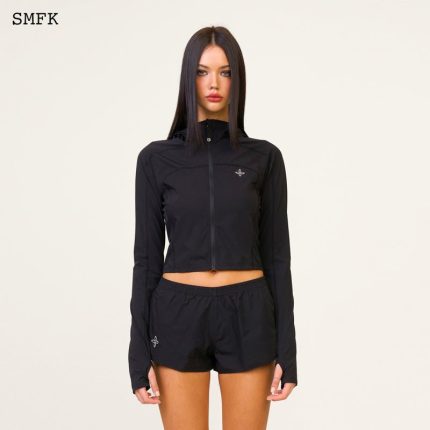 Compass Hug Sun-Proof Super Light Hoodie Black