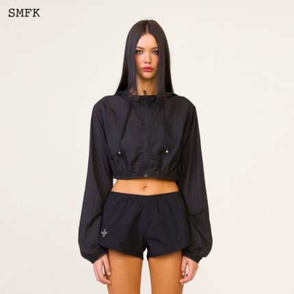Compass Hug Sun-Proof Super Light Short Jacket Black