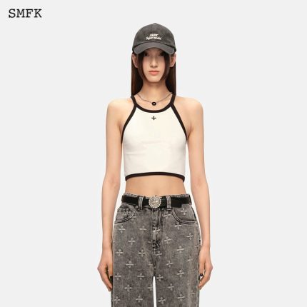Cross Retro Vacation Vest White
