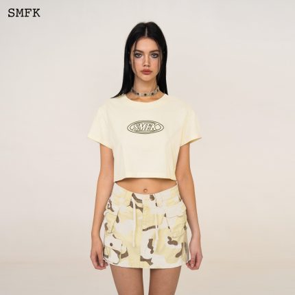 Model Short Tee In Cream