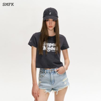 Skinny Model Grey Tight T-shirt