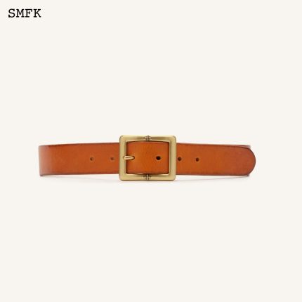 Sugar Brown Compass Classical Denim Belt
