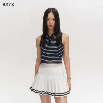 Wilderness Black Stripe Polo Vest