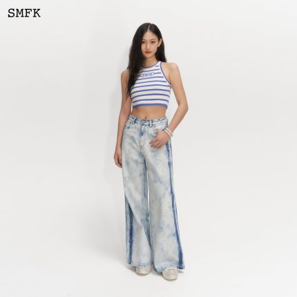 Wilderness Camouflage Blue Jeans