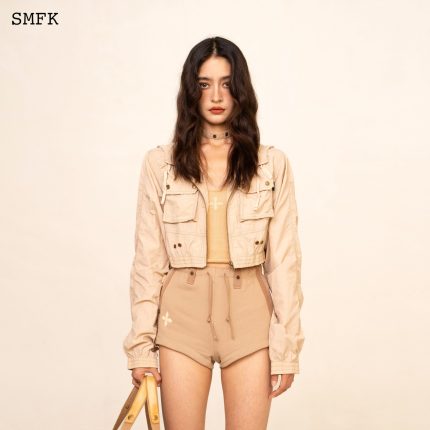 Wilderness Sun-Protection Hoodie In Wheat