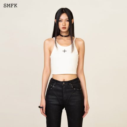 WildWorld Cross Sporty Vest Top In White
