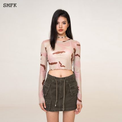 WildWorld Desert Camouflage Knitted Tights Top