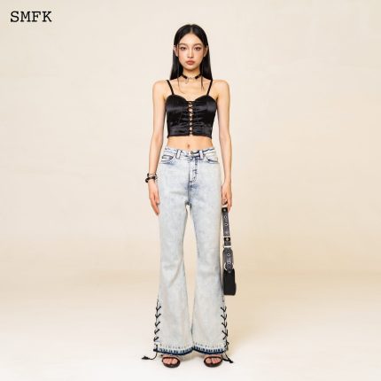 WildWorld Rock Cream Mermaid Jeans
